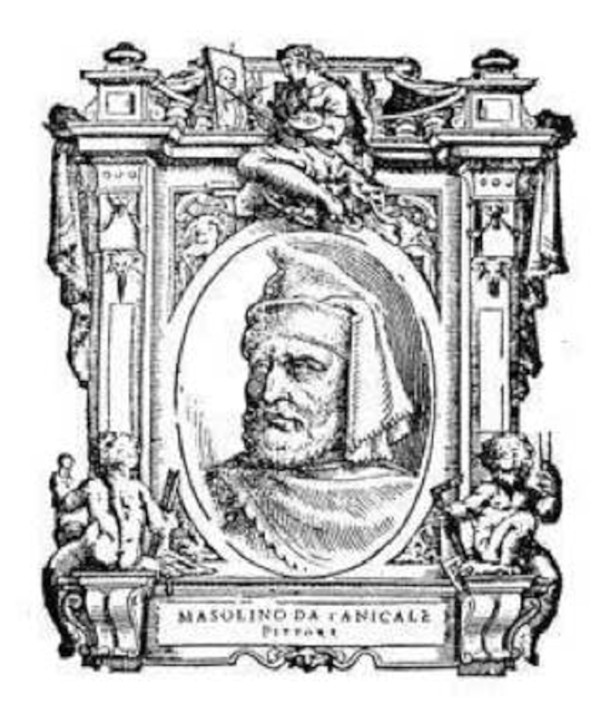 Masolino da Panicale: Illustration from "Le Vite" by Giorgio Vasari