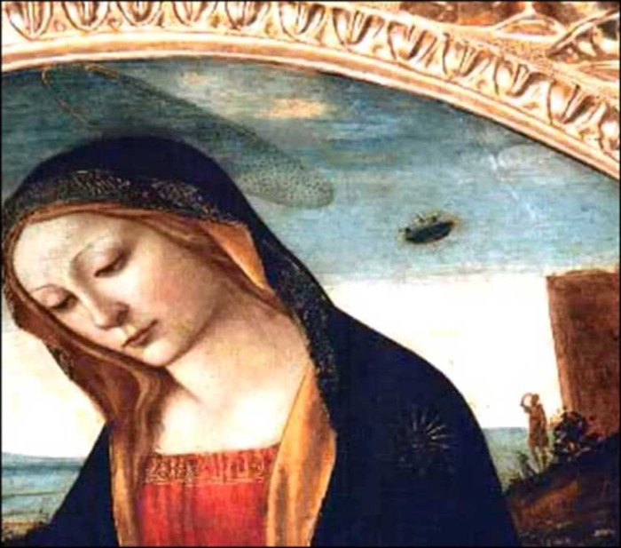 Detail of The Madonna with Saint Giovannino