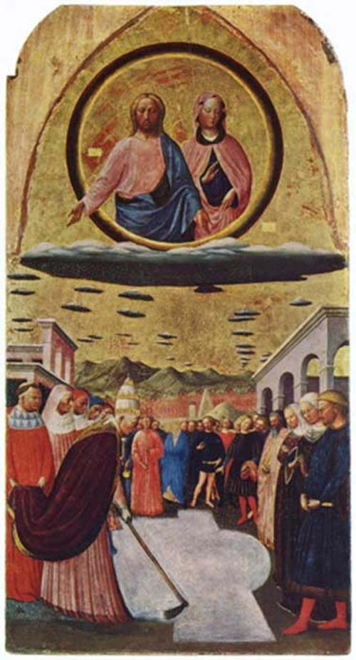 Analizando las pinturas renacentistas italianas con OVNIs ocultos a simple vista