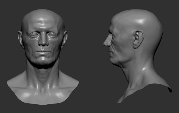 Forensic facial reconstruction of individual AY5