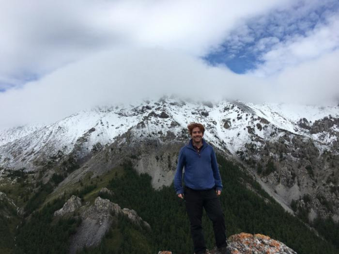 Study author Associate Professor Ross Anderson (University of Oxford) in the mountains to the west of Lake Khuvsgul, Mongolia