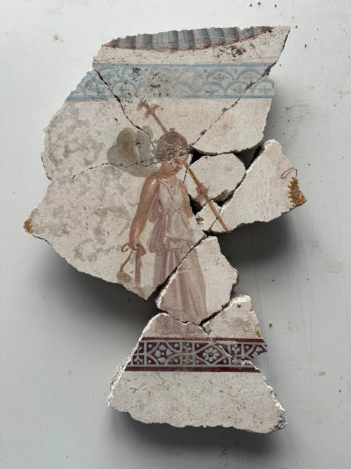 Vínculo mítico revelado en la casa de Pompeya con fresco de panadería
